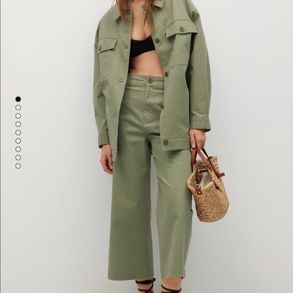 Oversized Cotton Shirt Jacket - Picture 3 of 6